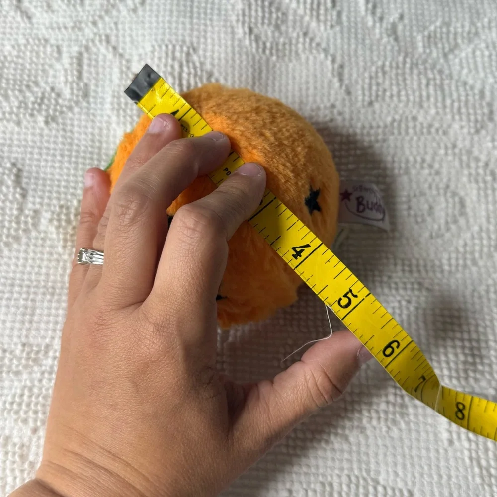 Scentsy Buddy Clip Pumpkin Jack-O-Lantern Orange Plush Halloween 4 Inch